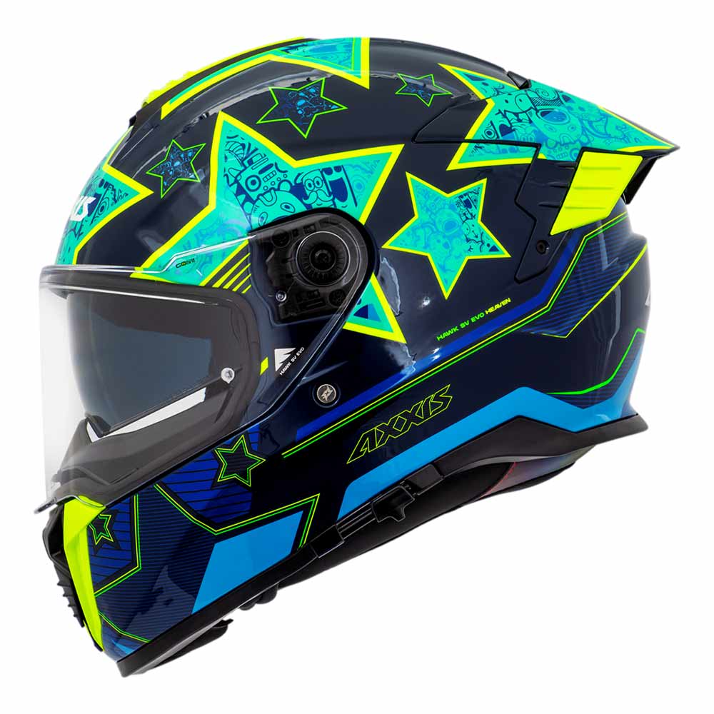 Capacete Axxis Hawk SV Evo Heaven C7