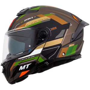 Capacete Mt Helmets Atom 2 Bast Escamoteável