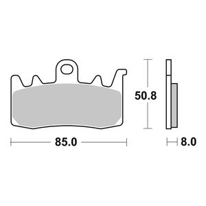 Pastilha de Freio Dianteira Sinterizada (07BB38LA) Brembo
