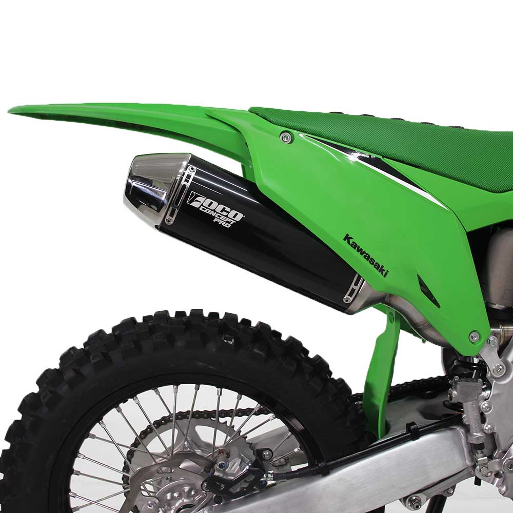 Escapamento Completo Kawasaki KXF 250 2025 Longo F3 Alto Brilho