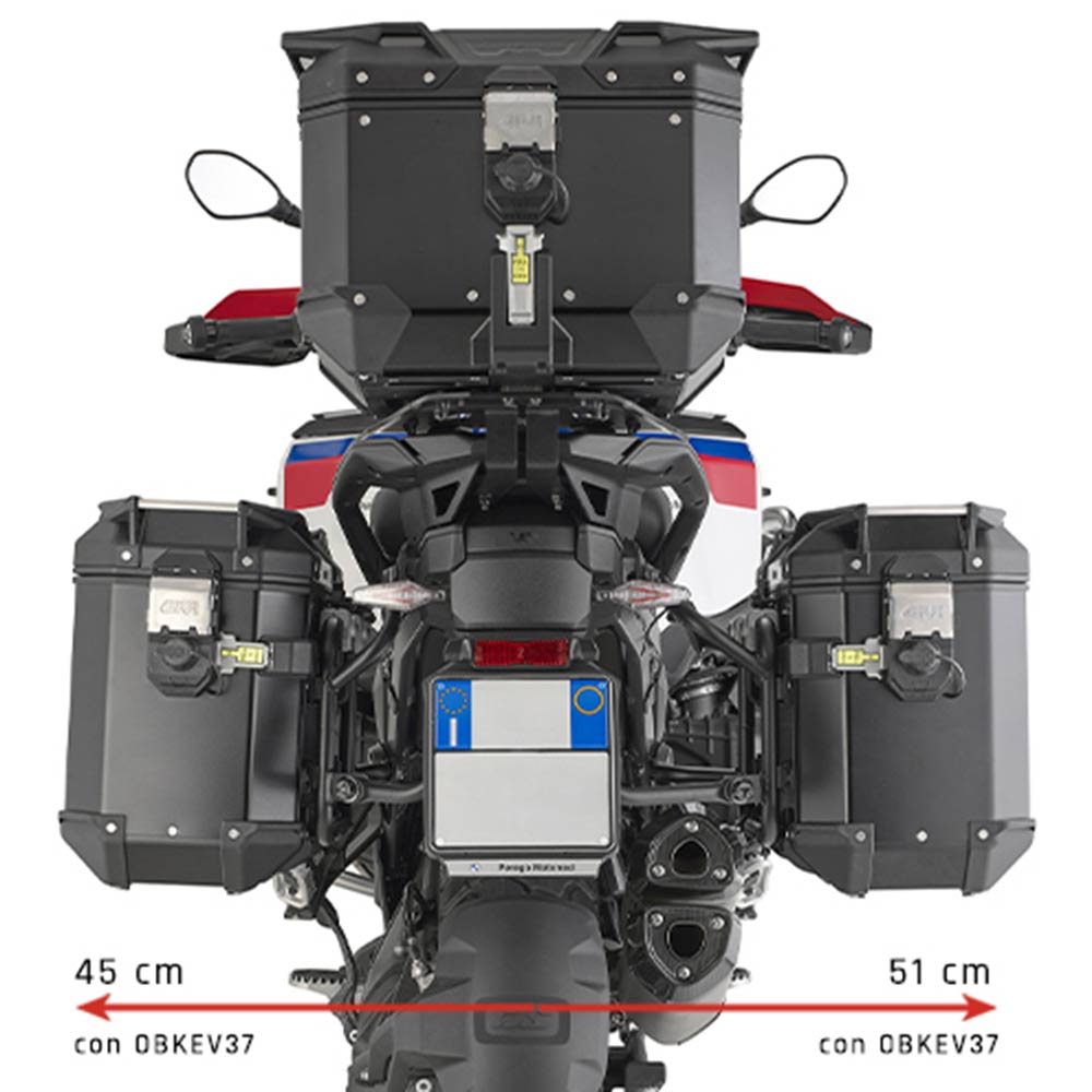 Suporte Givi Baú Lateral Outback R 1300 GS Adventure 2025 PL5146CAM
